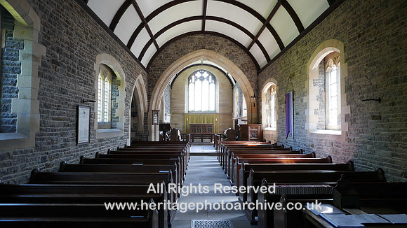 HRS 8042 St Peters church interior Mansergh