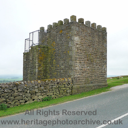 HRS 8109 Jubilee Tower and dry stone wall