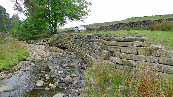HRS 8113 Trough of Bowland road dry stone block revetment