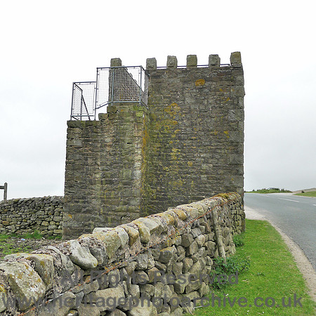 HRS 8110 Jubilee Tower and dry stone wall