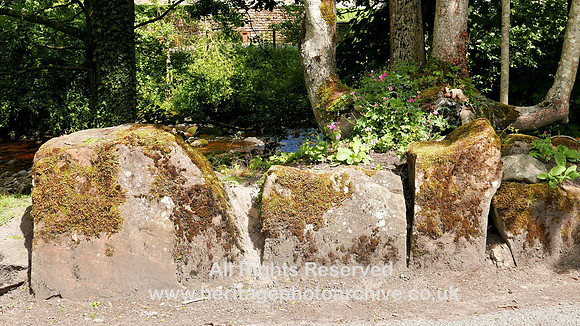 HRS 8169 Wray, slab wall South of river Roeburn