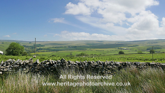 HRS 8175 Wray, Thrushgill Farm fields to moorland