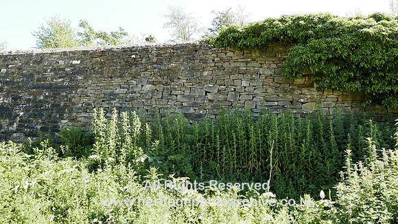 HRS 8184 Wray, road support wall at Wray Bridge