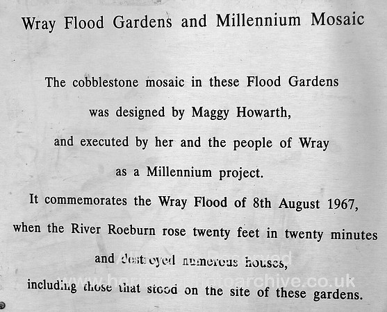 HRS 8198 Wray Flood, 8 Aug 1967 Plaque
