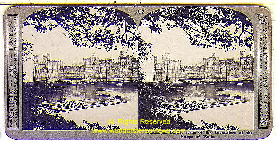 Wales, Realistic Carnarvon Castle (sic)