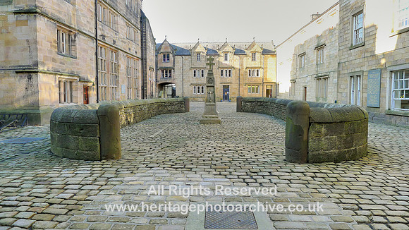 HRS 8250 Stonyhurst courtyard with gas retorts 2012