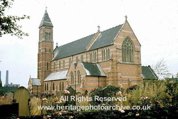 HRS 8274 Manchester, Clayton, Holy Cross Church  1972