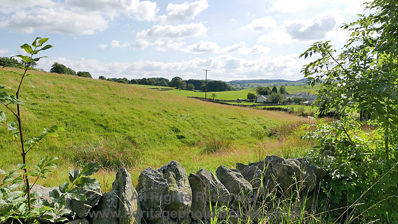 HRS 8283 Ayside, view down Cartmel Valley