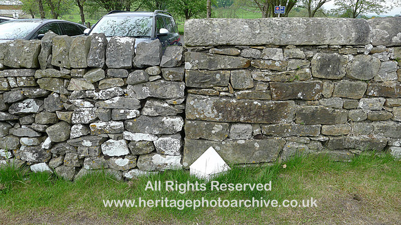 HRS 8121 Slaidburn car park West Riding boundary marker