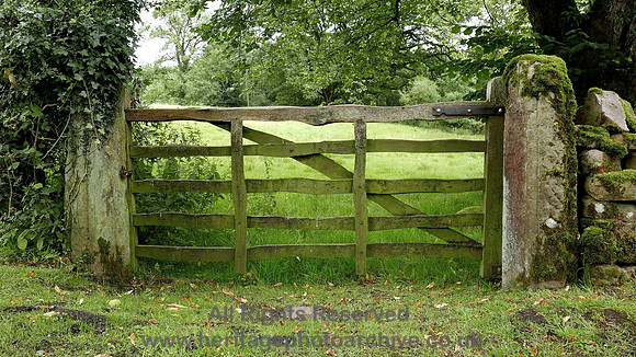 HRS 8315 Abbeystead, Stoops bridge, gate stoops L7700084