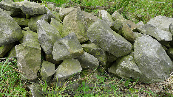 HRS 8320 Ortner, Remains of dry stone wall material L1160721