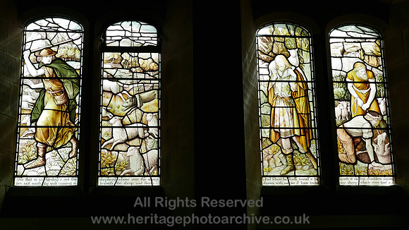 HRS 8413 Abbeystead, Christ Church, stained glass L7700203