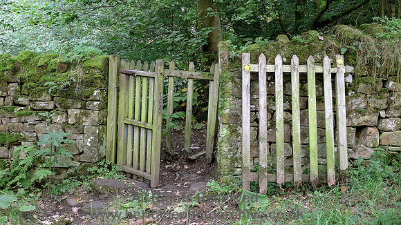 HRS 8449 Abbeystead, Water Authority wall and gate