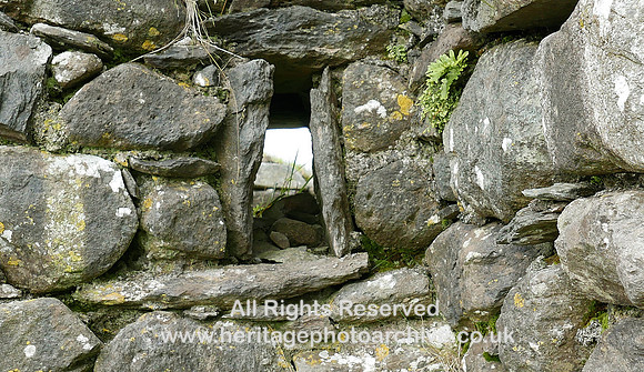 HRS 8491 Ulpha, Old Hall Farm ruin squint close-up
