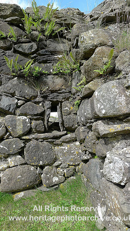 HRS 8489 Ulpha, Old Hall Farm ruin W end squint