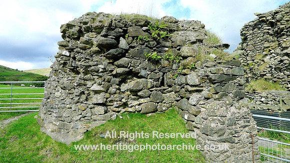 HRS 8488 Ulpha, Old Hall Farm, ruin W end looking N