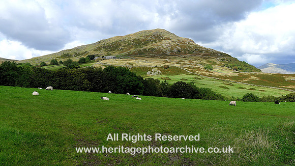 HRS 8502 Ulpha Fell, from Bobbin Mill lane, Old Hall Farm