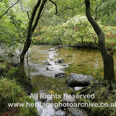 HRS 8504 Seathwaite, stepping stones across the River Duddon