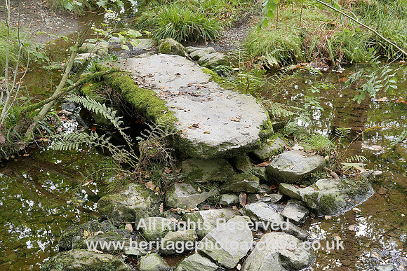 HRS 8505 Seathwaite, slab bridge remains