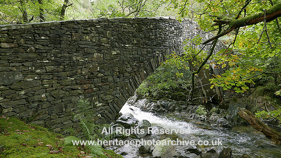 HRS 8513 Seathwaite, footbridge over the River Duddon