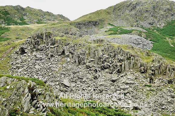 HRS 4900 Ulpha area, Frost-shattered rock 2010