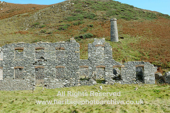 HRS 888 Llanlleiana 'porcelain' works and chimney