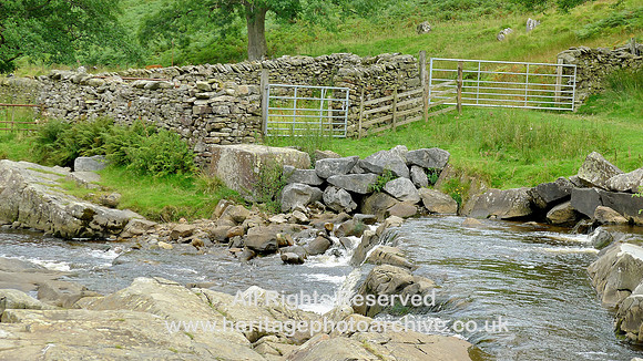 HRS 8370 Barbondale, sheep wash structure and beck L1160756