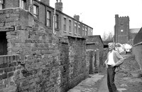 HRS 3682 Coppull, rear of colliers' houses 1970s