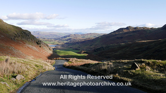 HRS 8681 Wrynose Pass towards Little Langdale NY 283032