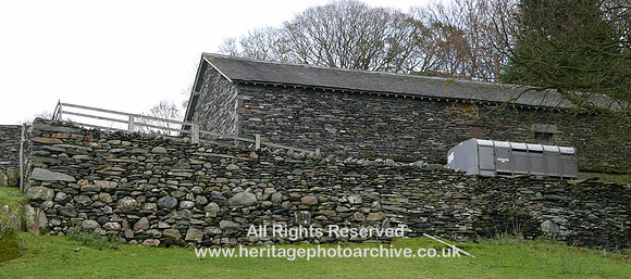 HRS 8713 Ulpha, dry stone wall High Kiln Farm SD 212942
