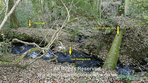 HRS 8717b Cartmel, Mill Hill remains of leat