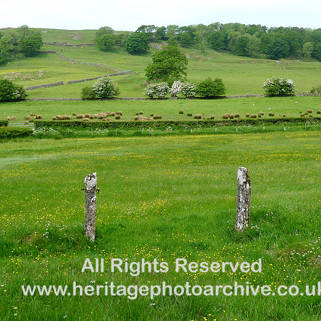 HRS 8727 Cartmel, gate stoops near Tram Wood