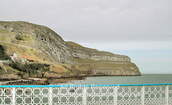 HRS 432 Llandudno Pier rails and Great Orme