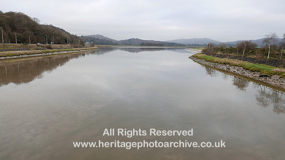 HRS 8787 Greenodd, River Leven looking towards Haverthwaite