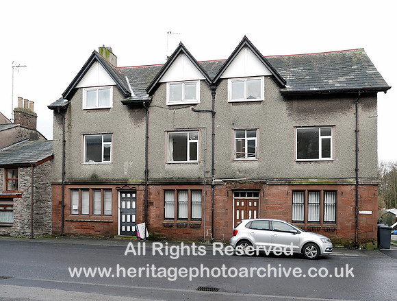 HRS 8801 Greenodd, red sandstone building
