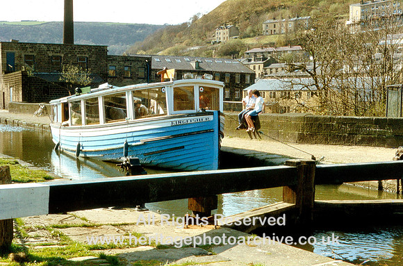 HRS 11637 Hebden Bridge, Rochdale Canal,  1980s