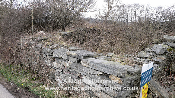 HRS 8821 Haverthwaite, Fish House drystone walling L1120850