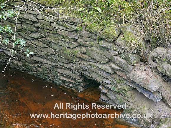 HRS 8822 Haverthwaite, nr stone footbridge support wall L7710146