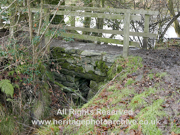 HRS 8824 Haverthwaite, stone footbridge nr Fish House L7710141