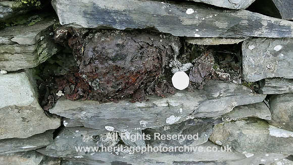 HRS 8834 Greenodd, bloom slag in wall L7710203