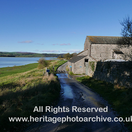 HRS 11665 Holker, Leven estuary, barn
