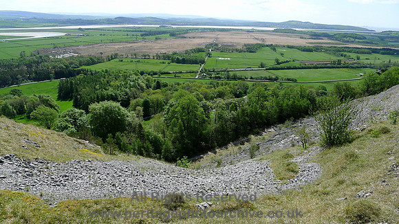 HRS 9093 Whitbarrow from above quarry towards Arnside L1130396