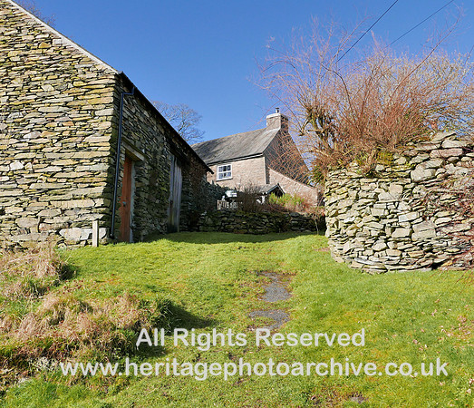 HRS 9107 Haverthwaite, barn and dry stone walling L7710371