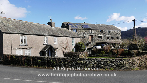 HRS 9117 Haverthwaite, view across village L7710373