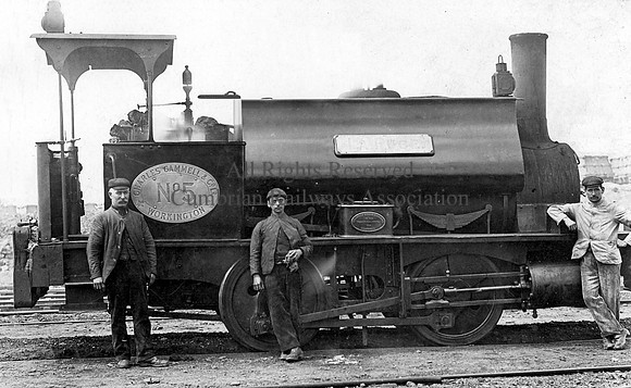 Saddle tank steam locomotive, Workington