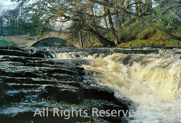 Stainforth Falls and Bridge c1966
