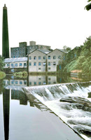 Backbarrow, Blue works and weir 1981