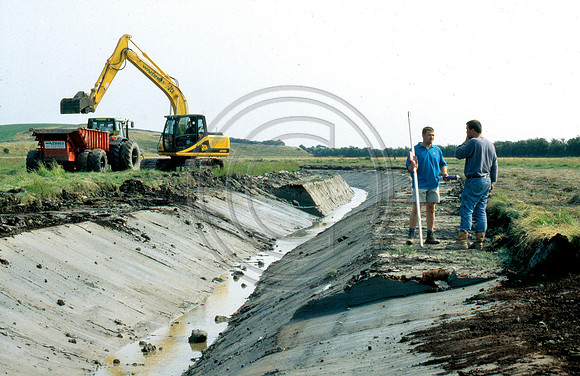 Digging out the dike Oct 1980