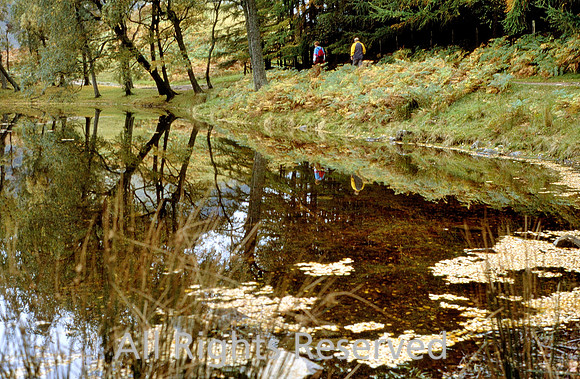 Lanty's Tarn,  walkers