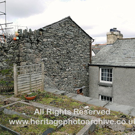 HRS 9210 Greenodd, rear of building to S of lime kiln from side L7710663
